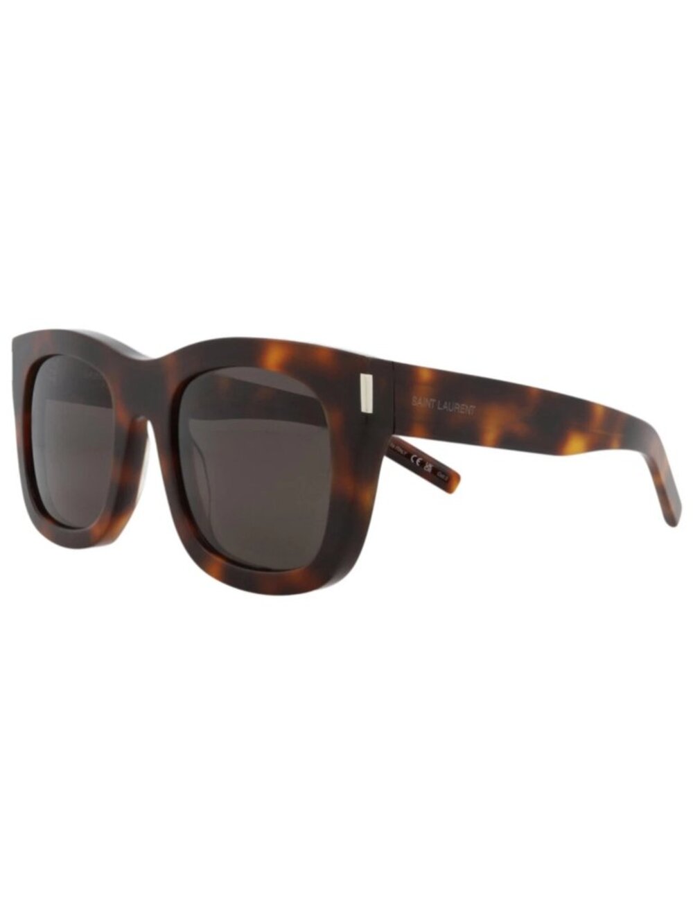 New Saint Laurent Women's Sunglasses Square Rectangle Recycled Acetate Frame